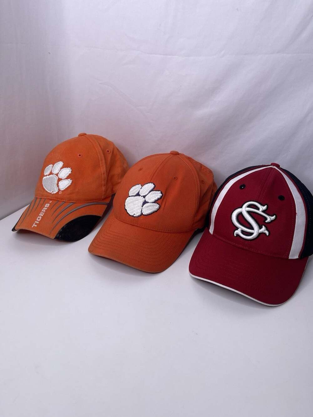 Clemson Tigers South Carolina Gamecocks Hat Lot Vintage Starter Nike Gameday Cap